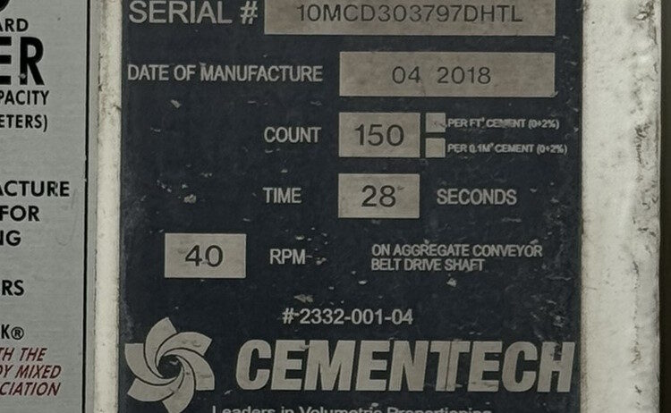 2018 Cemen Tech MCD30-T